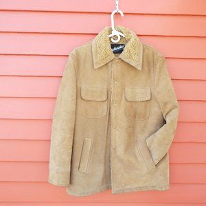Vintage Windbreaker by Van Heusen Leather Jacket